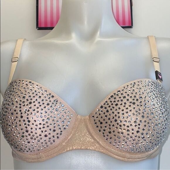 Victoria's Secret Tan Bra with Molded Cups and Underwire - Picture 3 of 5
